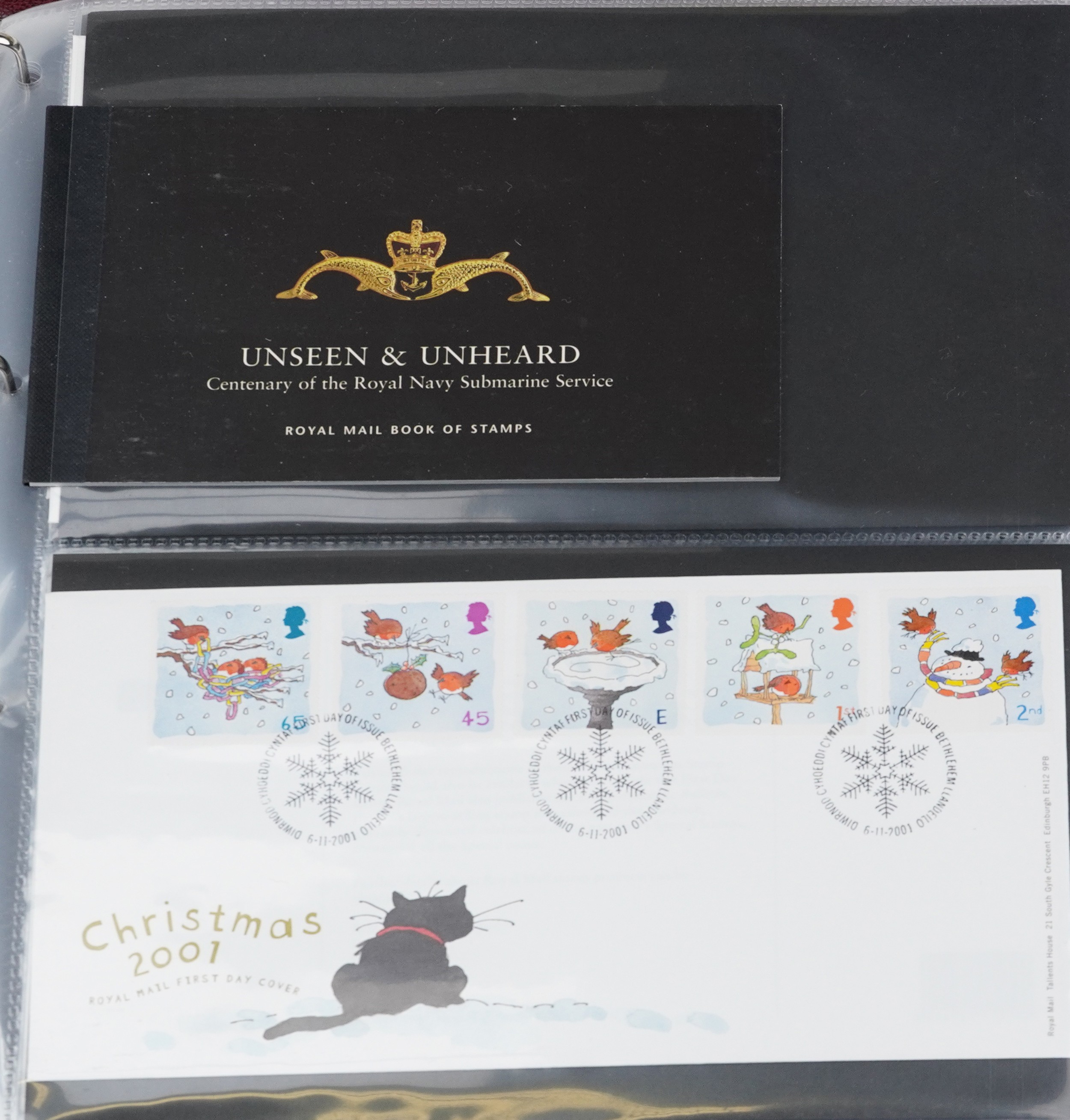 Collection of British mint stamps, booklets and first day covers arranged in three albums - Image 3 of 16