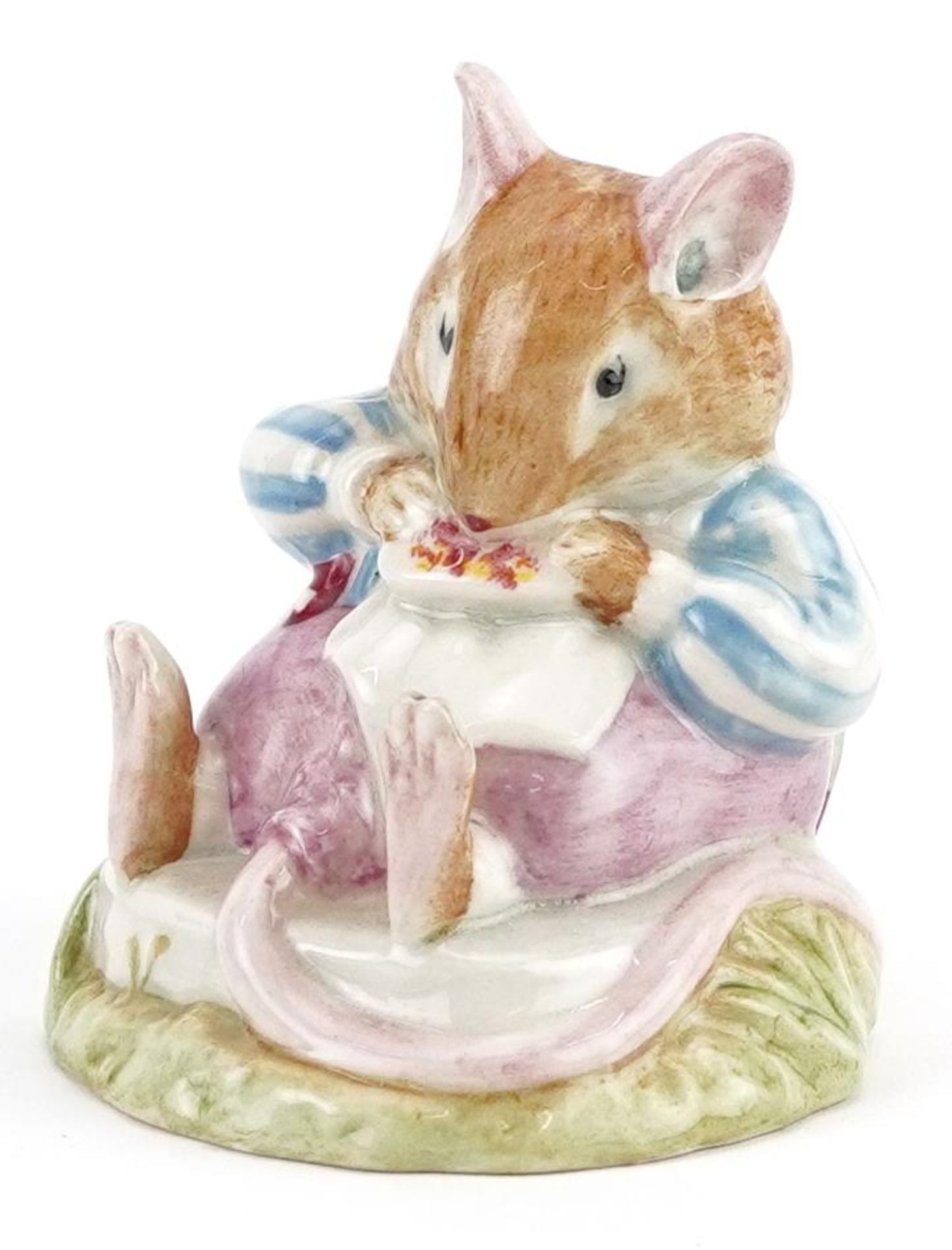 Royal Doulton Bramley Hedge Mr Toadflax figure with box, D BH 10, 7cm high - Bild 2 aus 4