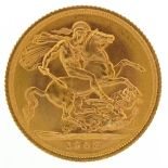 Elizabeth II 1968 gold sovereign