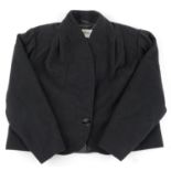 Sarah Couture black wool jacket, size 14