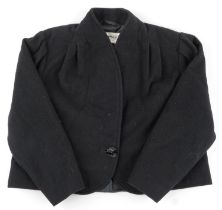 Sarah Couture black wool jacket, size 14
