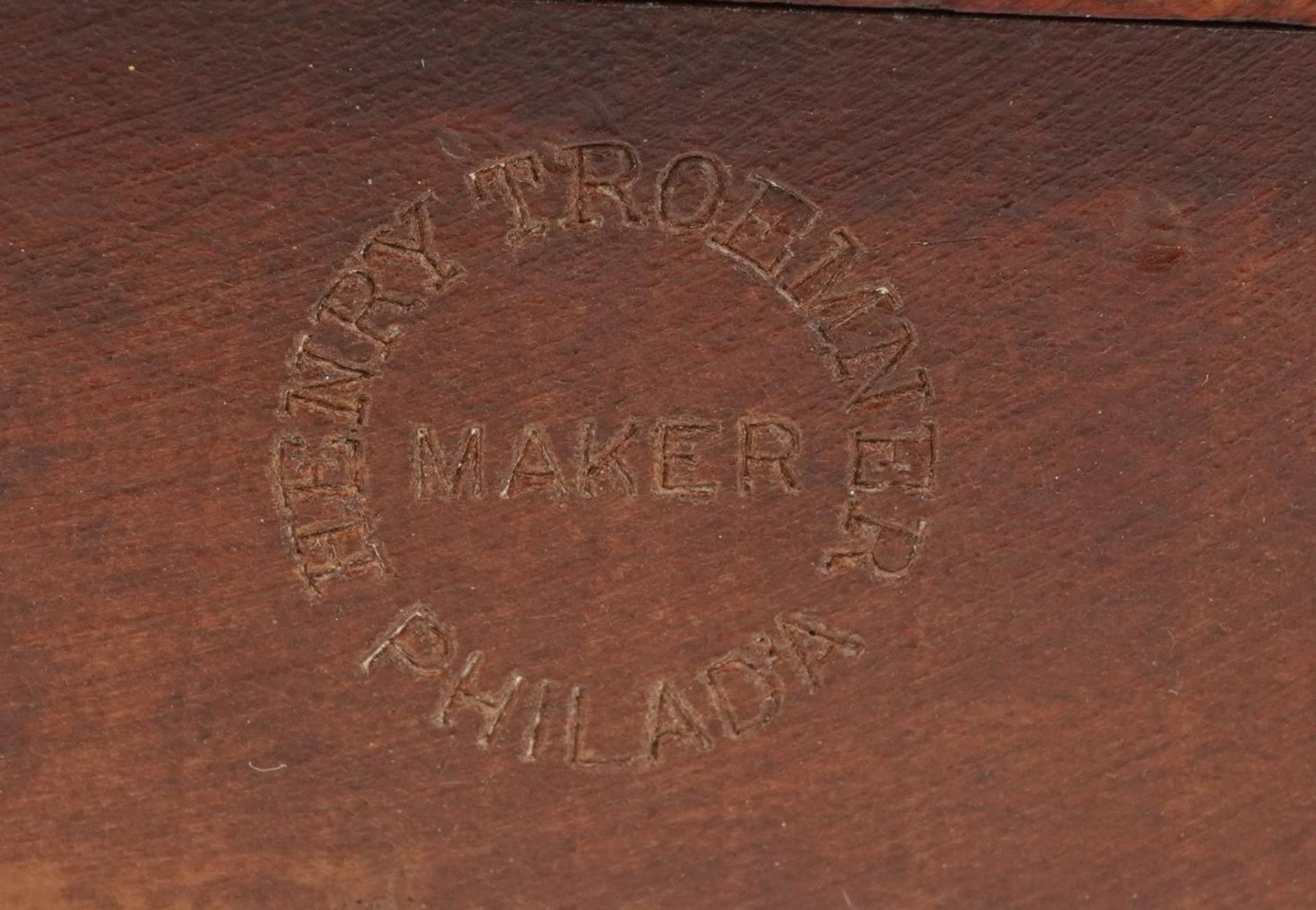 Becker Bros of New York, mahogany cased balance scales with mahogany travel case and set of brass - Bild 6 aus 6