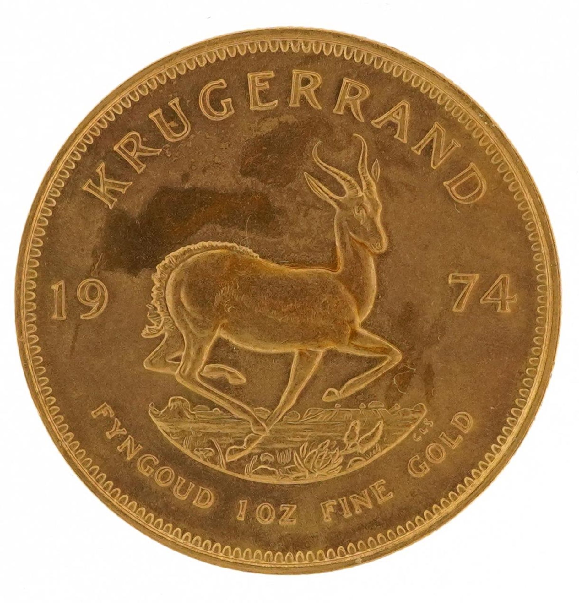 South African 1974 one ounce fine gold krugerrand