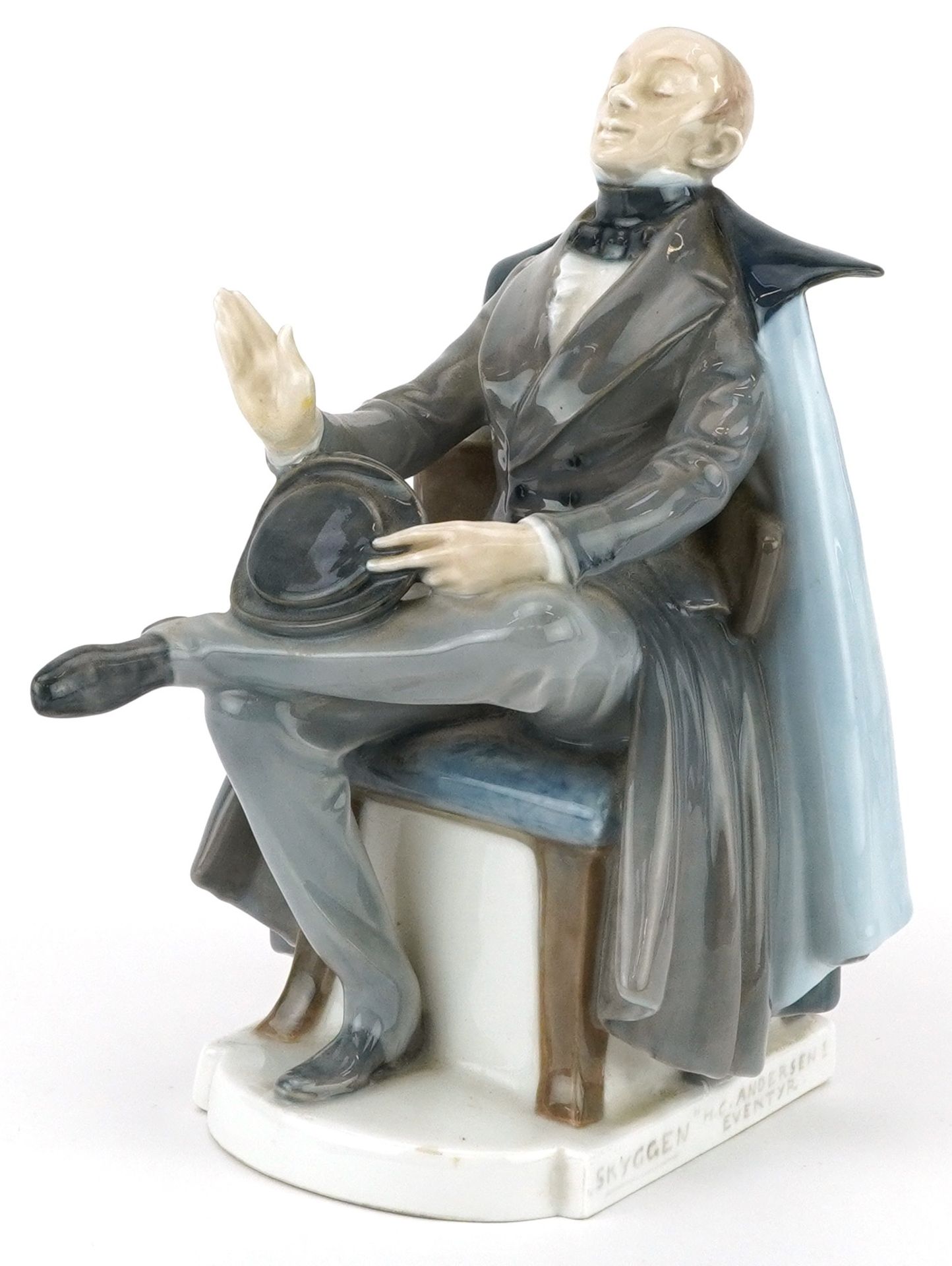 Christian Thomsen for Royal Copenhagen, Danish porcelain Hans Christian Andersen's figure The