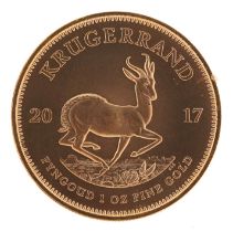 South African 2017 one ounce gold krugerrand