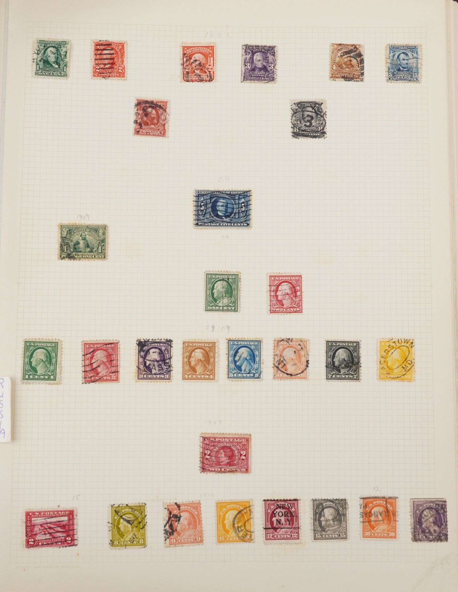 19th century and later world stamps arranged in two stock books including Canada and United States - Image 7 of 11