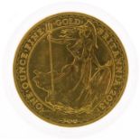 Elizabeth II 2013 Britannia one ounce fine gold one hundred pound coin
