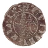 Bohemond III of Antioch hammered silver denier, 1.1g