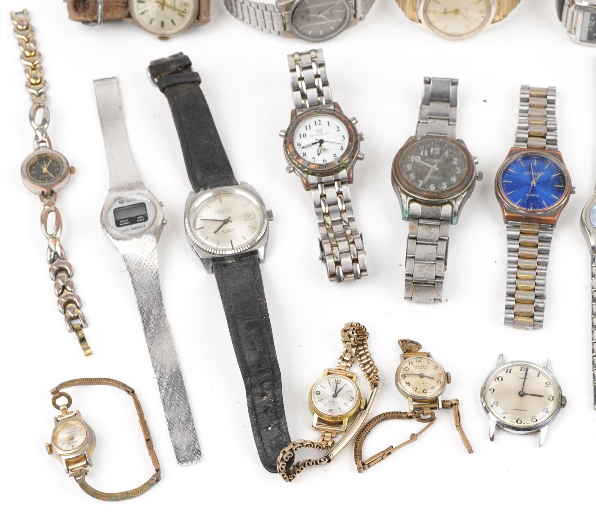 Vintage and later ladies and gentlemen's wristwatches including Smiths, Timex and Citizen - Bild 4 aus 5