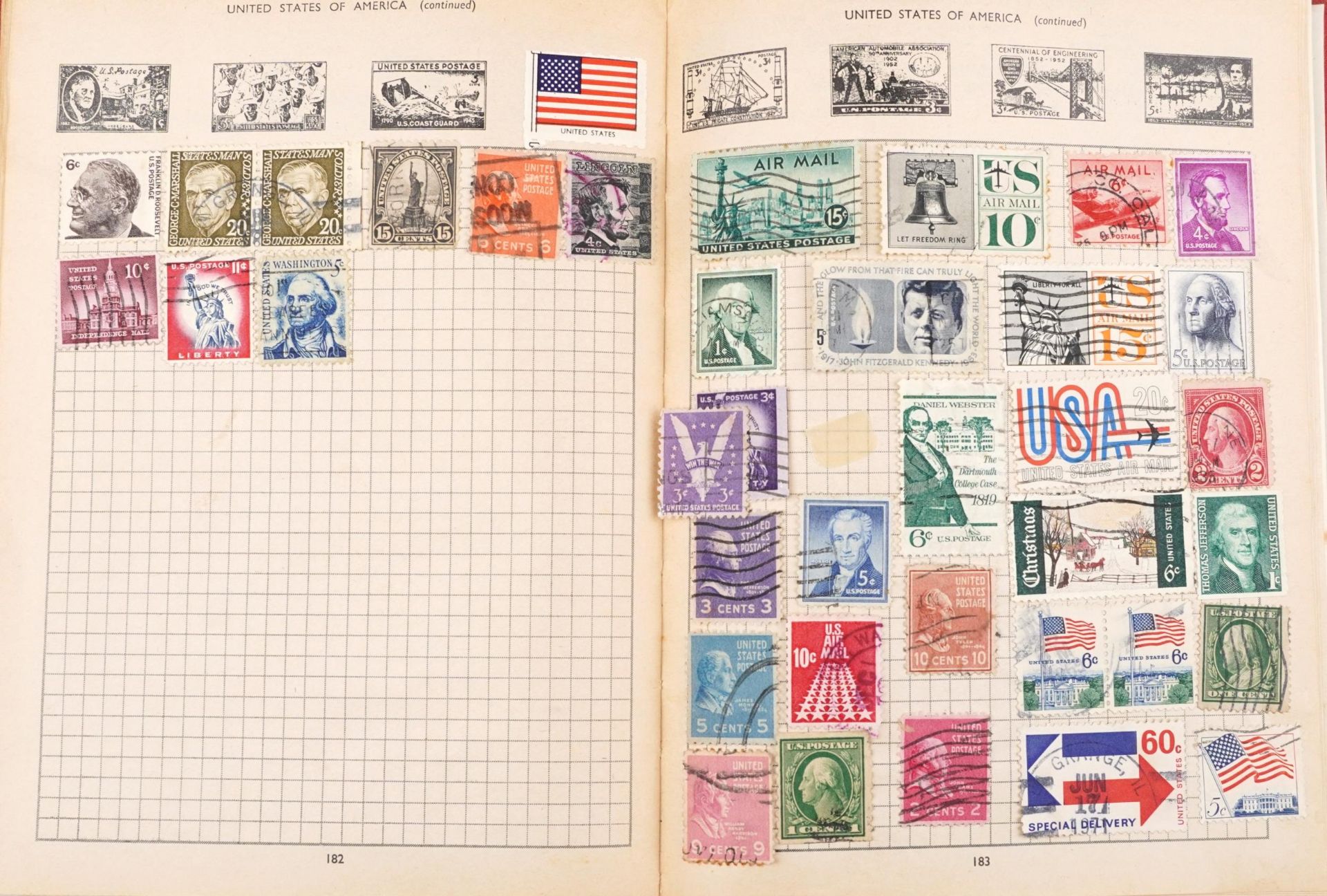 Collection of British and world stamps arranged in nine albums or stock books and an Australia's - Image 6 of 14