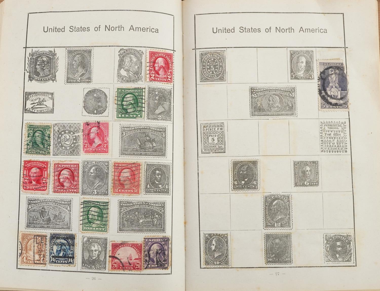 Collection of 19th century and later stamps arranged seven stock books and albums including - Image 23 of 26