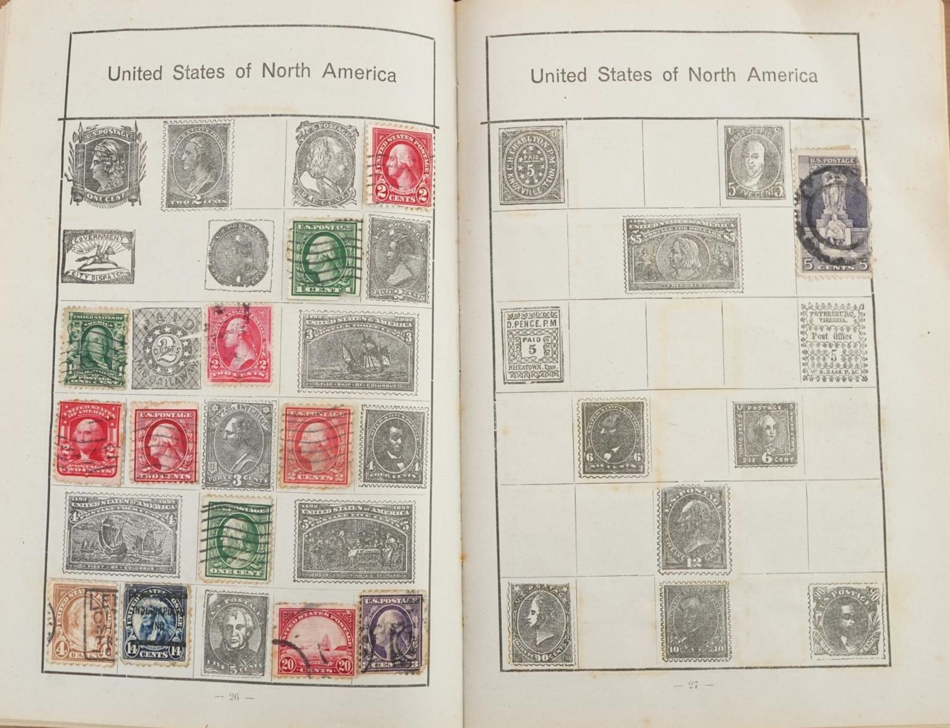 Collection of 19th century and later stamps arranged seven stock books and albums including - Bild 23 aus 26