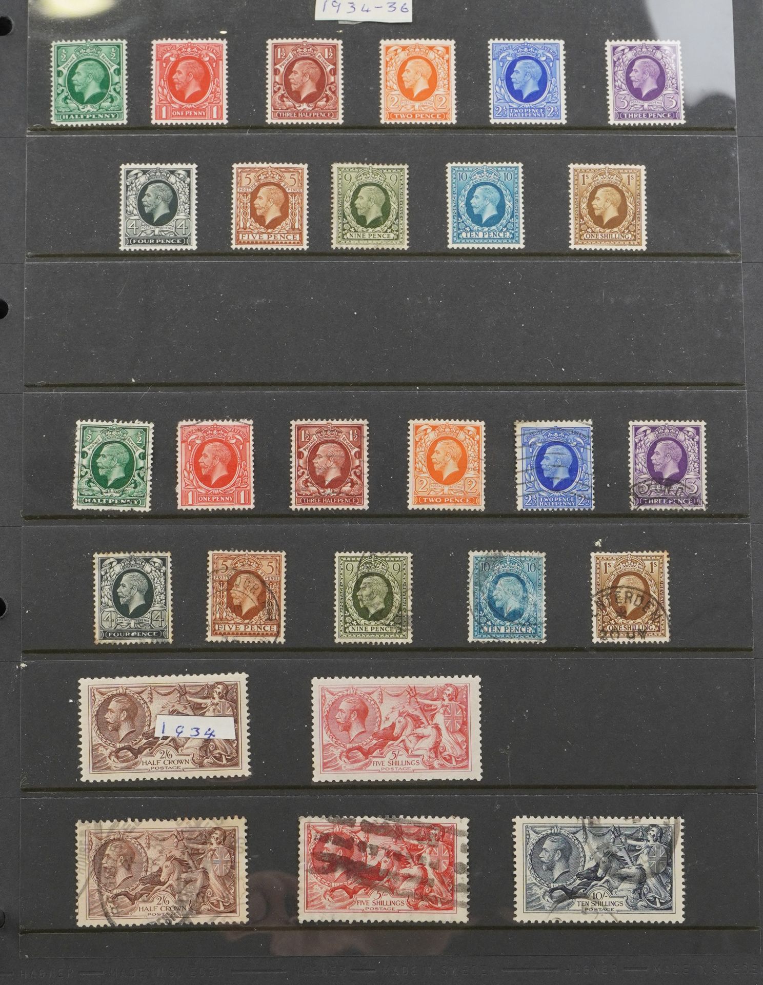 Victorian and later British stamps arranged in a stock book including Army Official, Government - Bild 4 aus 12