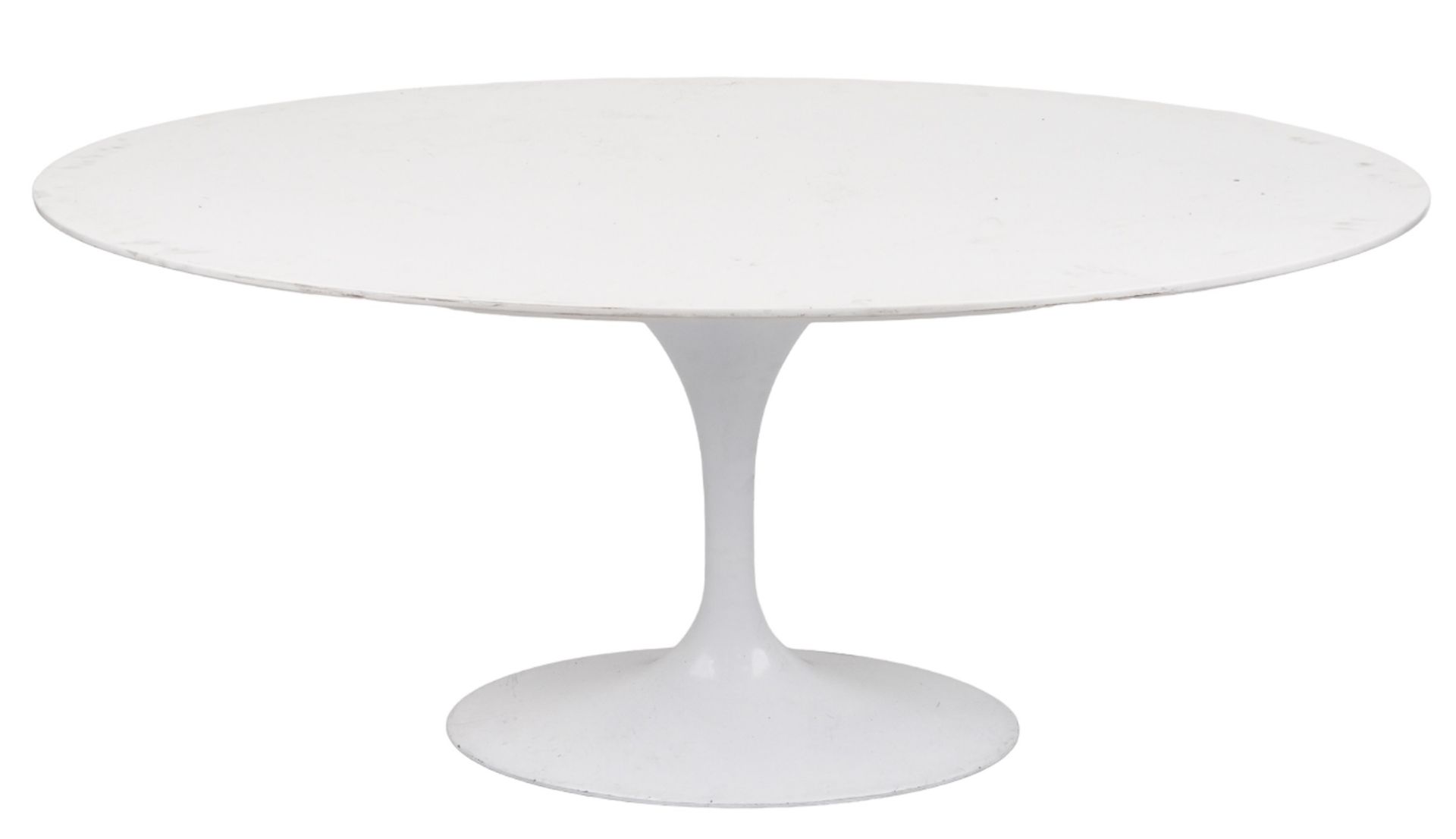 Eero Saarinen design contemporary tulip dining table, 75cm H x 170cm W x 110cm D - Image 3 of 3