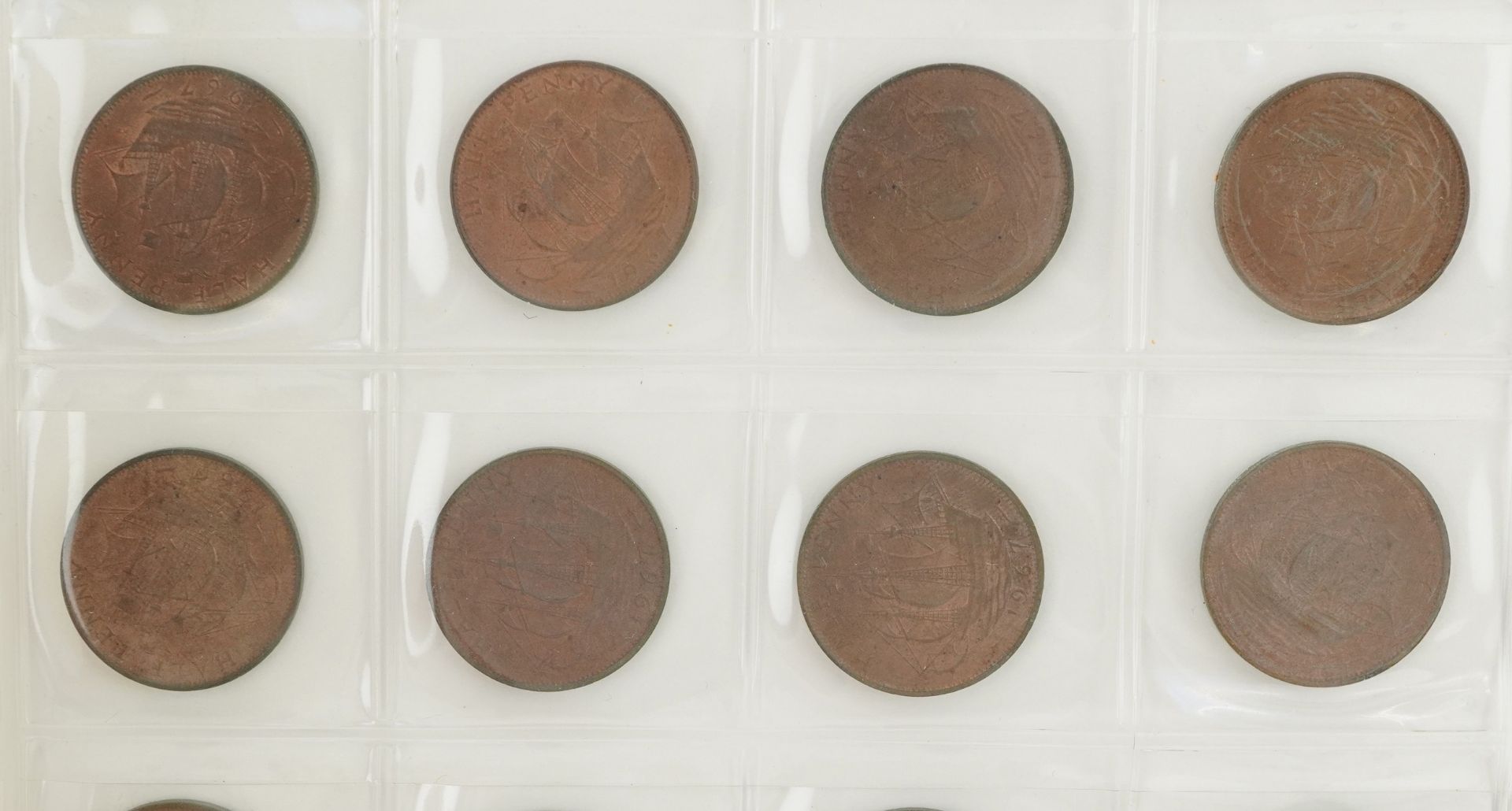 George III and later coinage and tokens arranged in an album including Duke of Wellington 1812 - Image 4 of 13