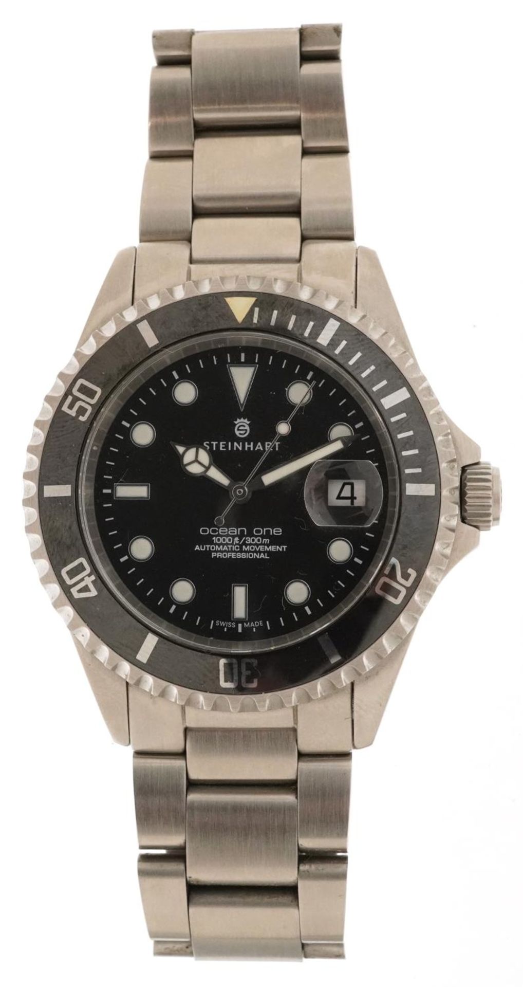 Steinhart, gentlemen's Steinhart Ocean One automatic diver's wristwatch with date aperture, 42mm - Bild 2 aus 5