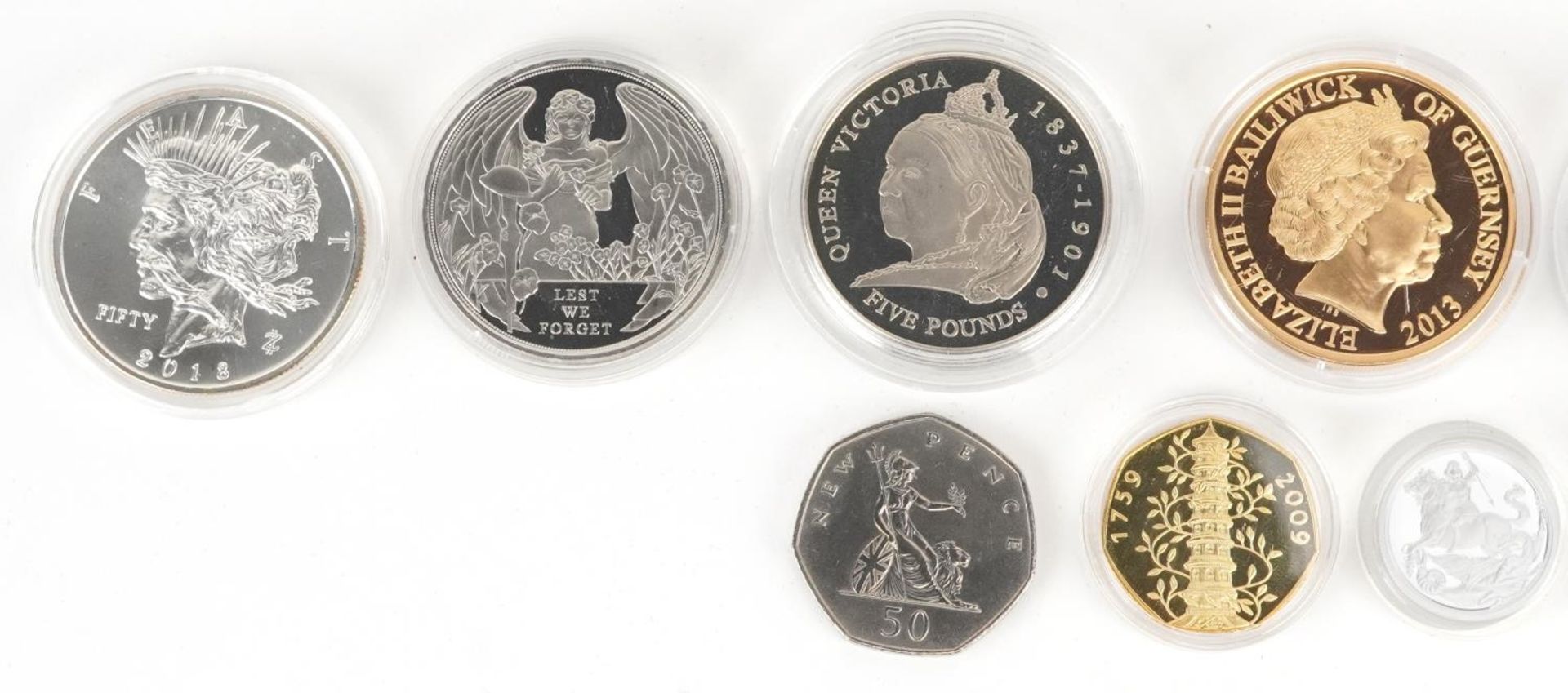 British and world coinage, predominantly proof, including The Silver Sovereign, Zombucks Currency of - Image 4 of 6