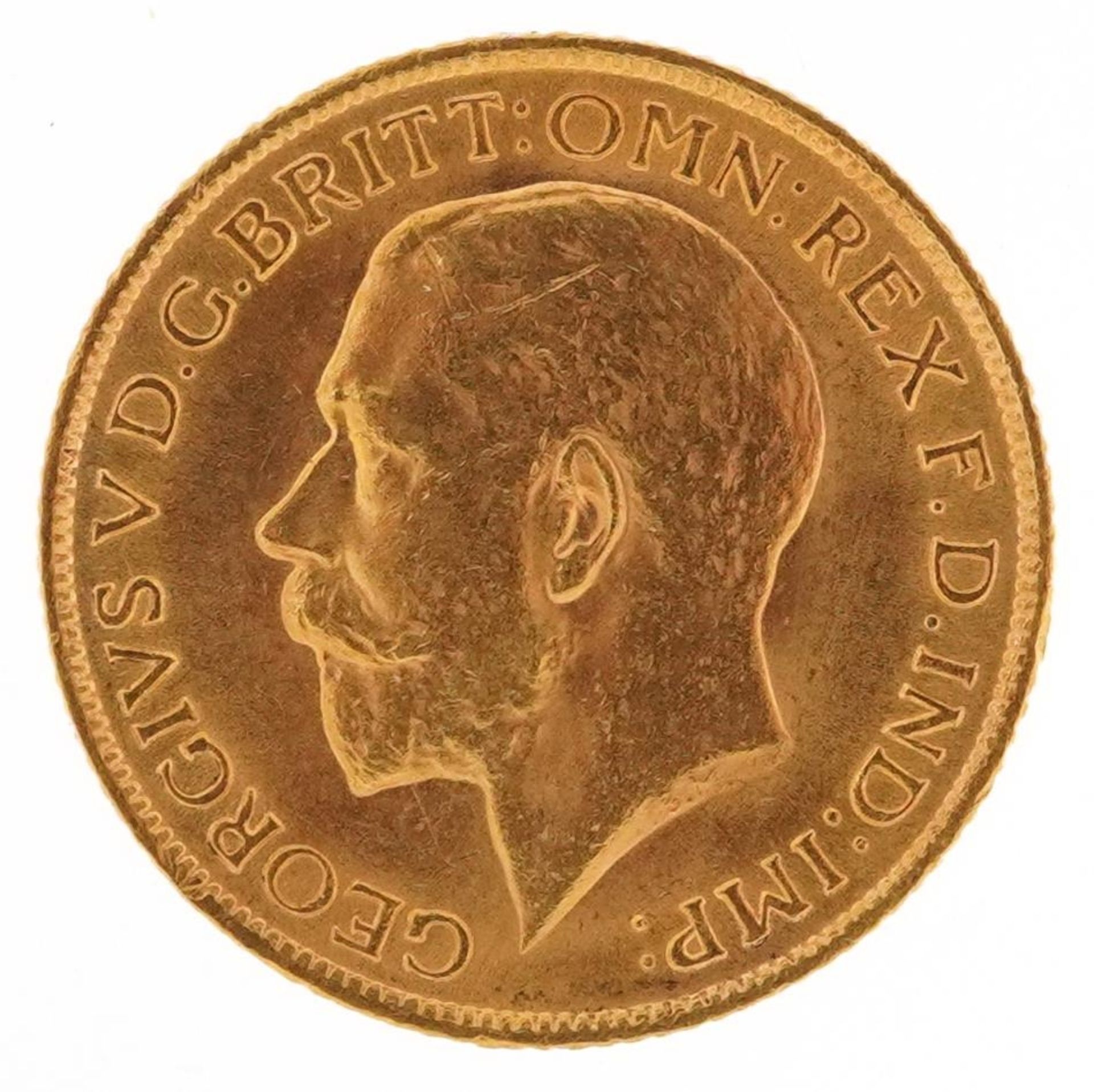 George V 1914 gold sovereign - Bild 2 aus 3