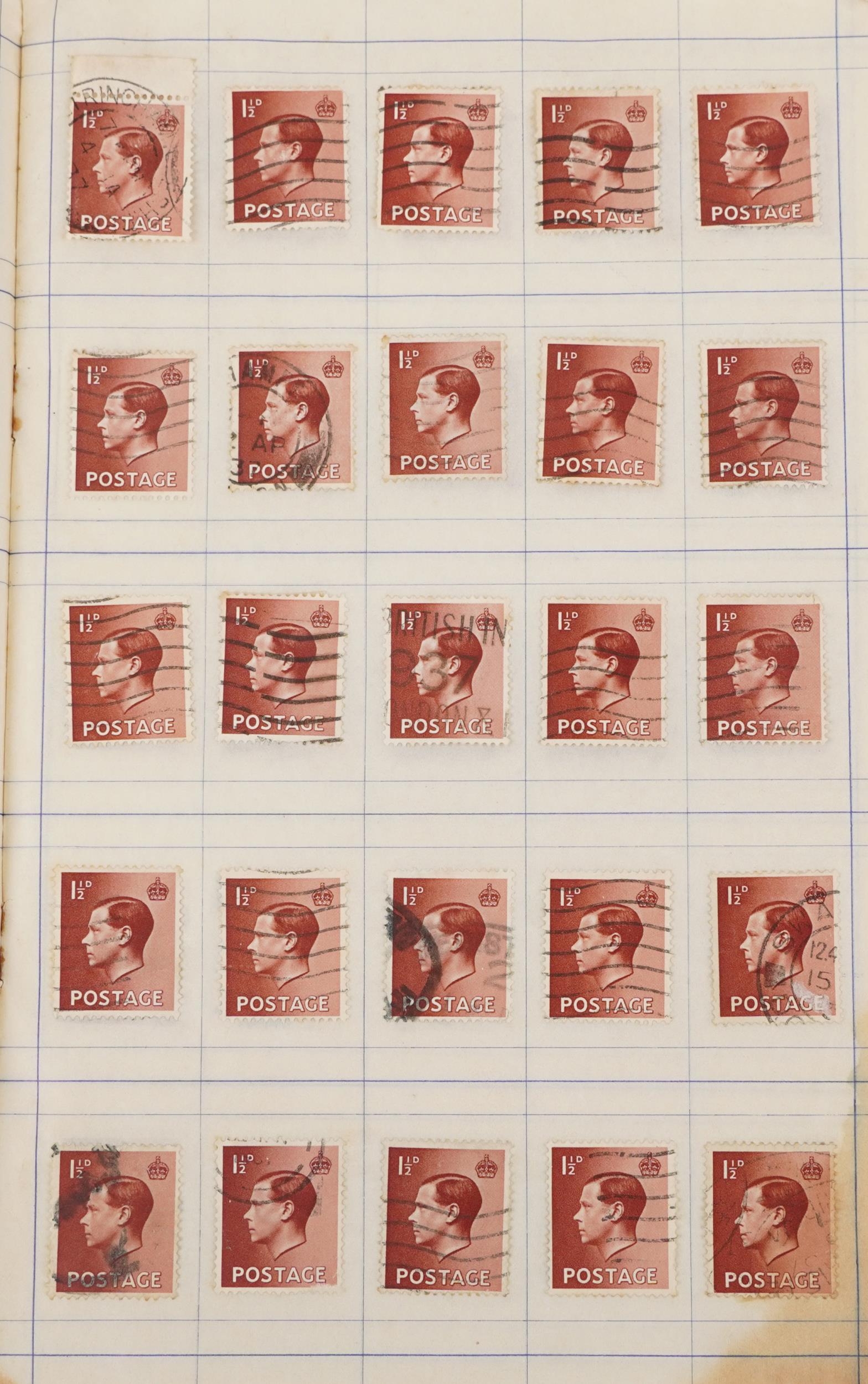 Extensive collection of British and world stamps, predominantly arranged on sheets, including China - Image 14 of 14