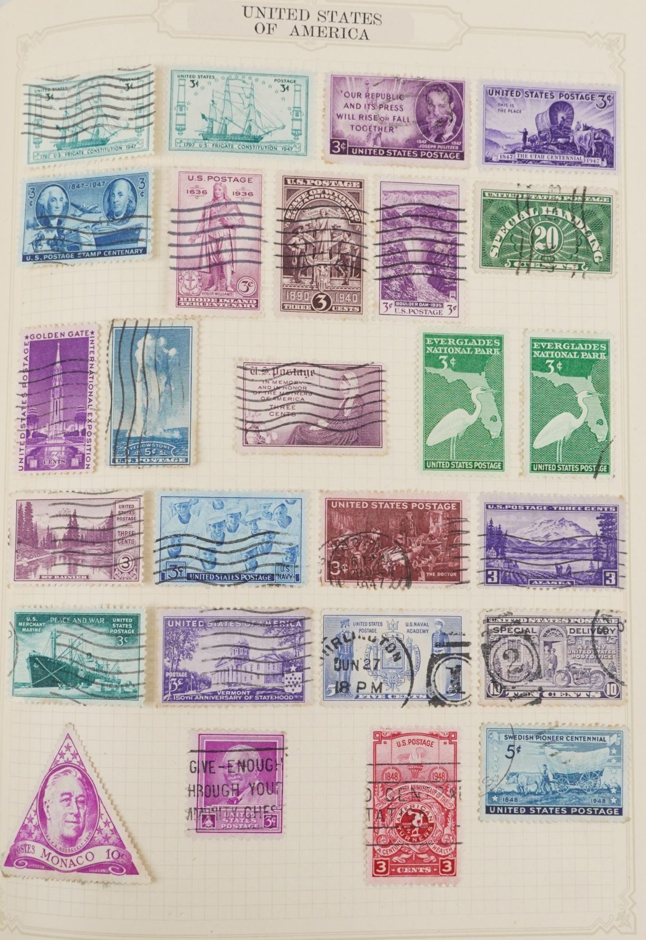 Collection of European and Commonwealth stamps arranged in two albums including Germany and France - Bild 9 aus 12