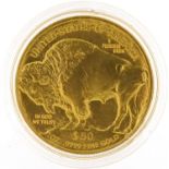 United States of America 2017 Liberty and Buffalo one ounce fine gold fifty dollar coin