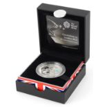 Elizabeth II 2011 Countdown to London 2012 Silver proof five pound coin by The Royal Mint with