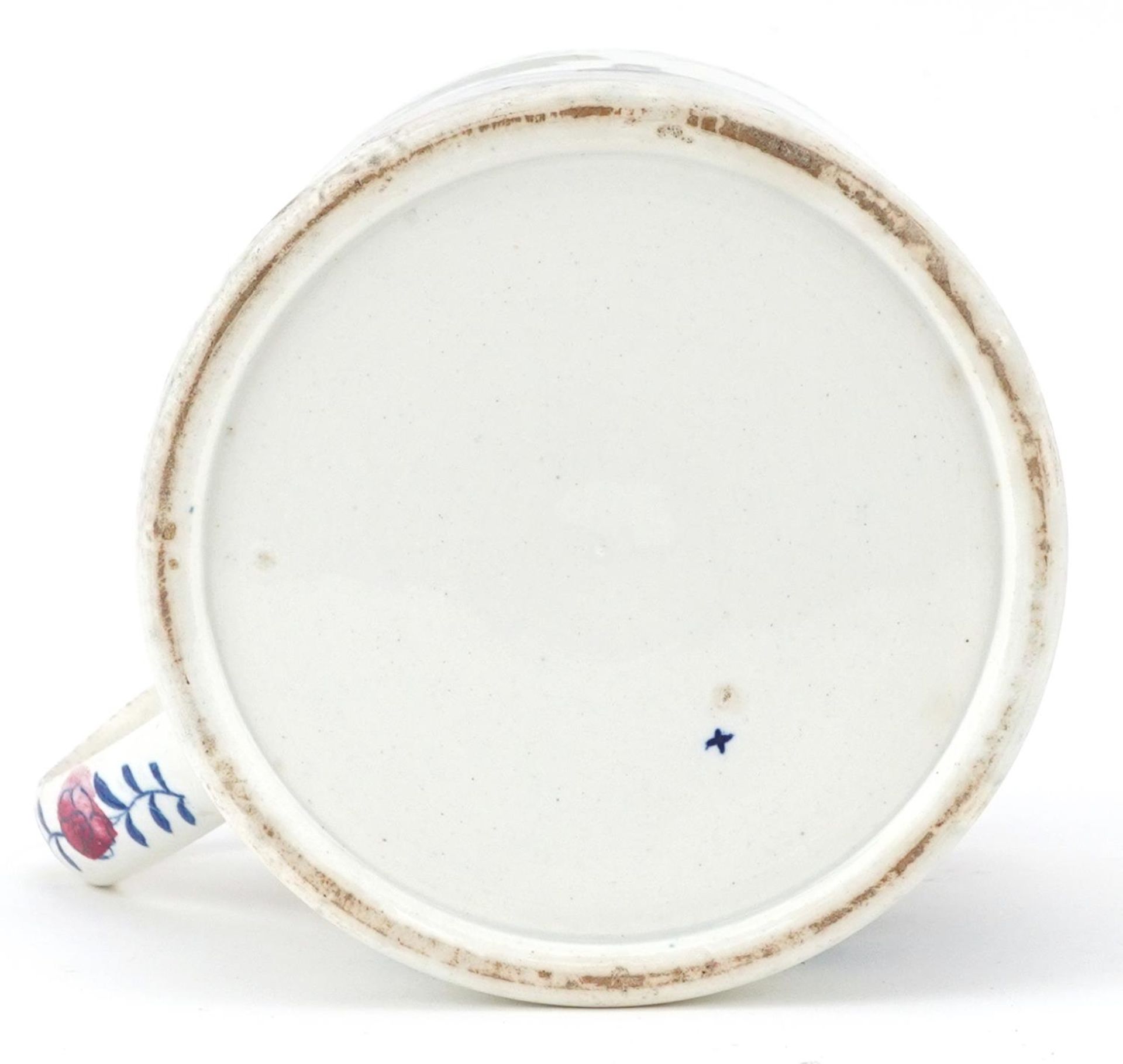 Victorian Staffordshire pearlware Friendly Society mug, 13cm high - Image 5 of 5