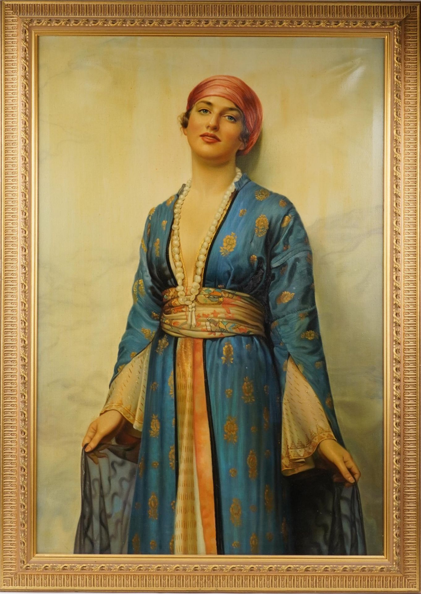 After William Clarke Wontner - Yasmeen from The Arabian Nights, oil on canvas, mounted and framed, - Bild 2 aus 5