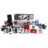 Vintage and later mobile phones and handheld games consoles including Nintendo DS Lite, Nintendo DS,