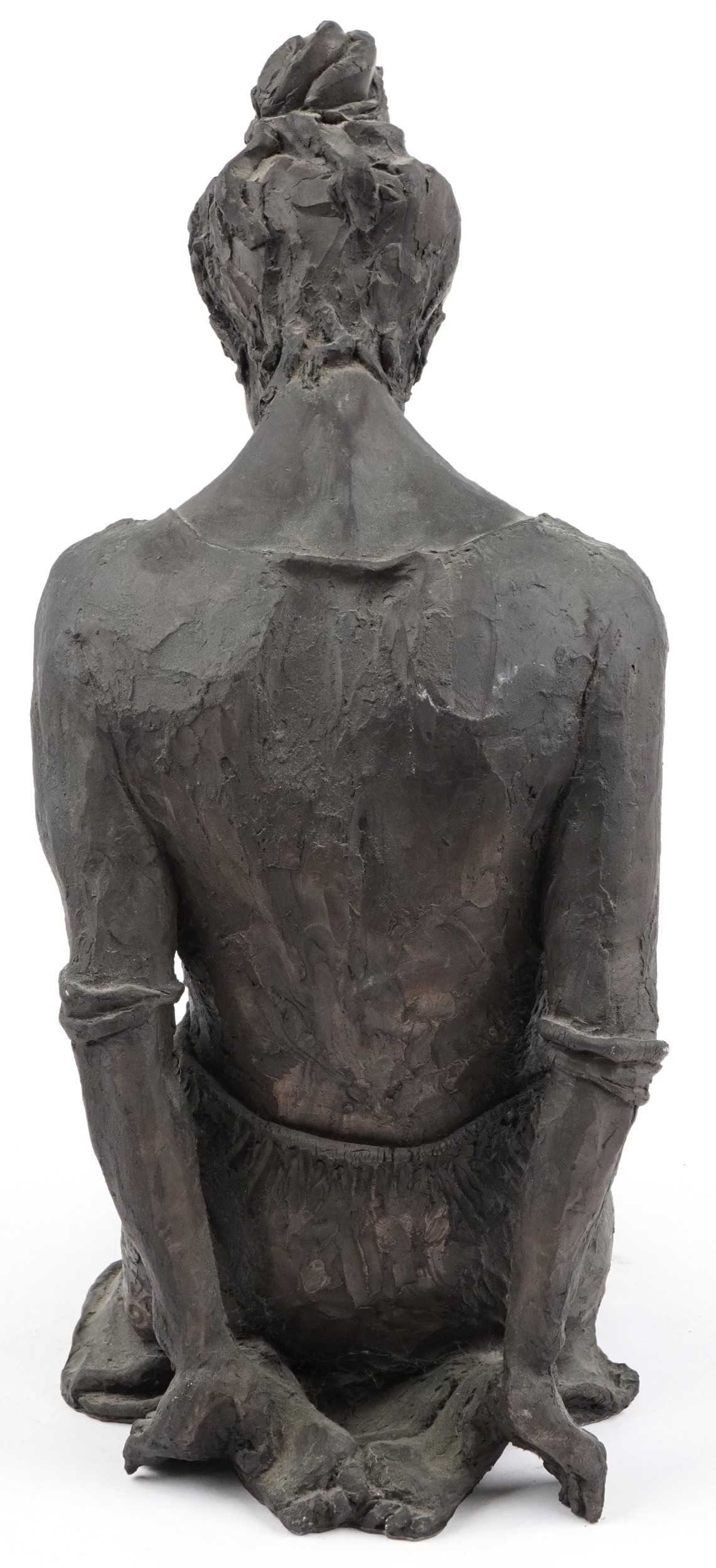 Manner of Neil Godfrey, bronzed sculpture of a kneeling female, 47.5cm high - Image 2 of 3