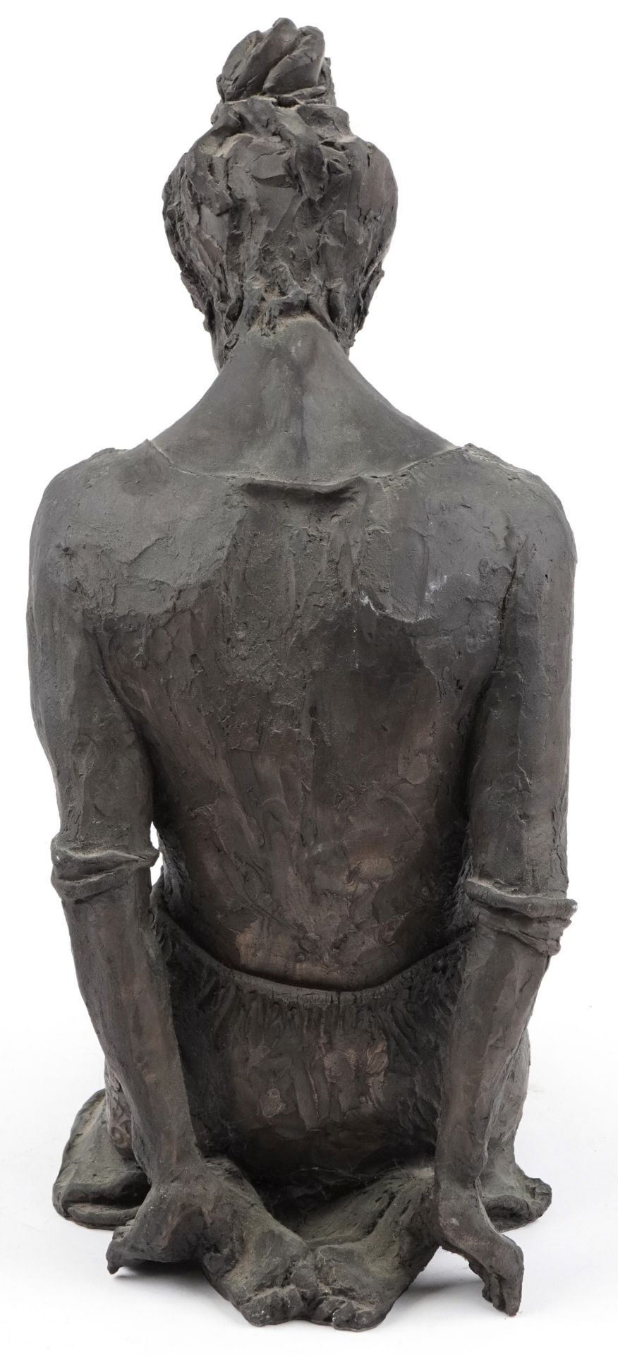 Manner of Neil Godfrey, bronzed sculpture of a kneeling female, 47.5cm high - Bild 2 aus 3