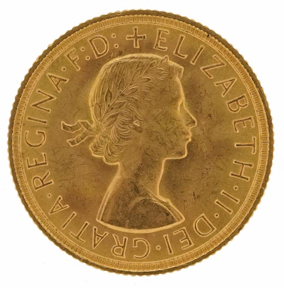 Elizabeth II 1959 gold sovereign - Image 2 of 3