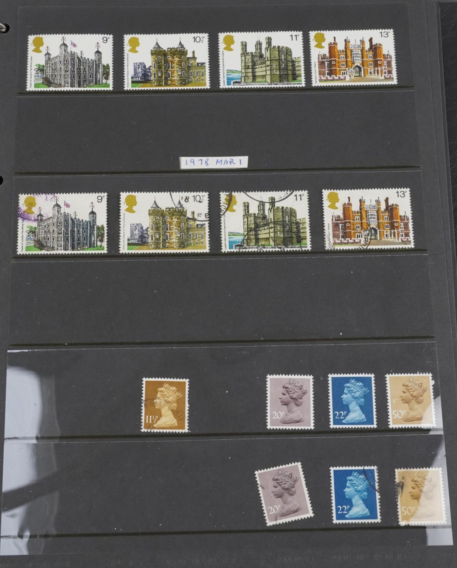 Collection of British mint and used stamps arranged in five albums or stock books including booklets