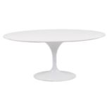 Eero Saarinen design contemporary tulip dining table, 75cm H x 170cm W x 110cm D