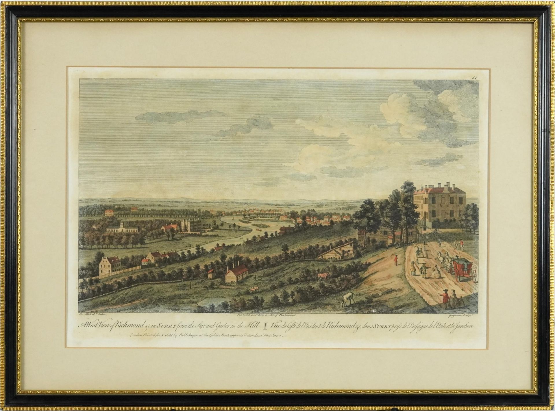 West view of Richmond and Surrey from The Star and Garter on the Hill and a view from Richmond - Image 7 of 8