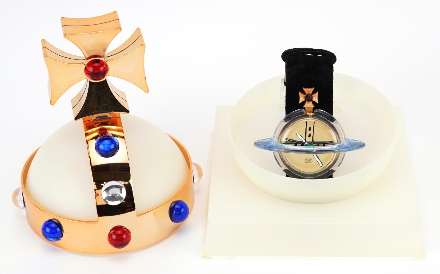 Vivienne Westwood for Swatch, vintage limited edition Pop Swatch Orb quartz wristwatch with box - Image 2 of 7