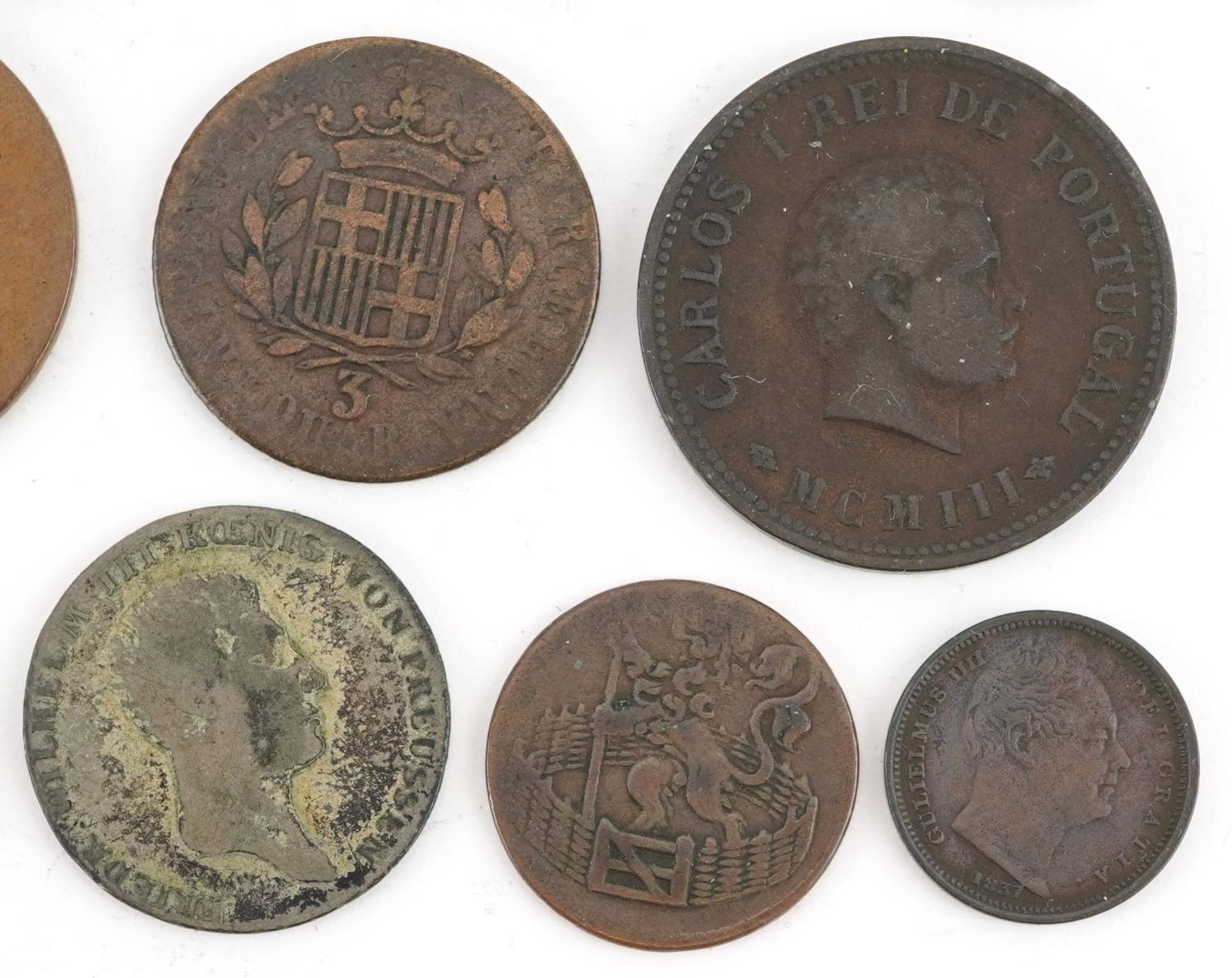 Antique and later world coinage including a Crete 1900 two lepta, South African 1898 penny, Ceylon - Image 10 of 10