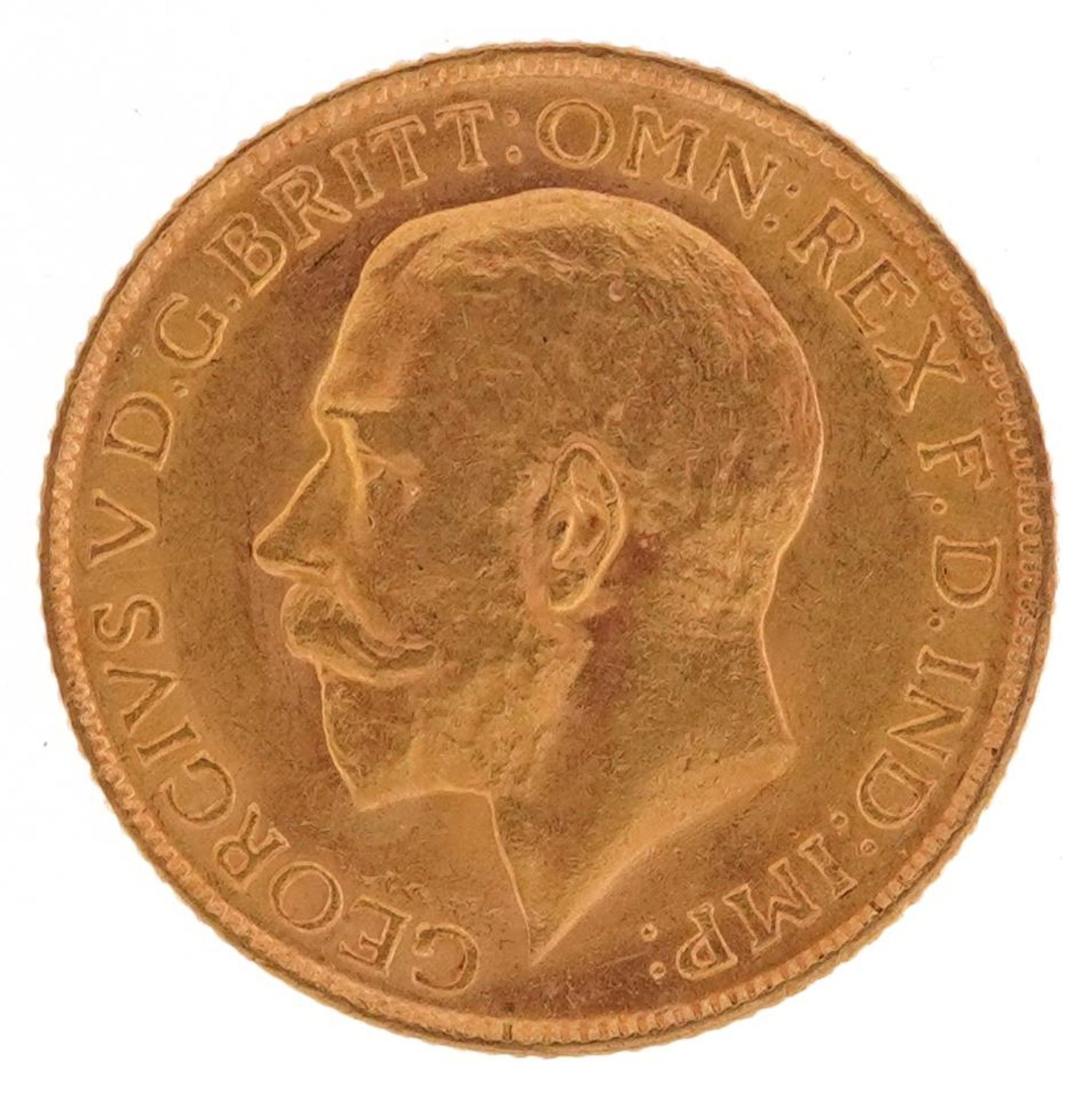 George V 1913 gold sovereign - Bild 2 aus 3