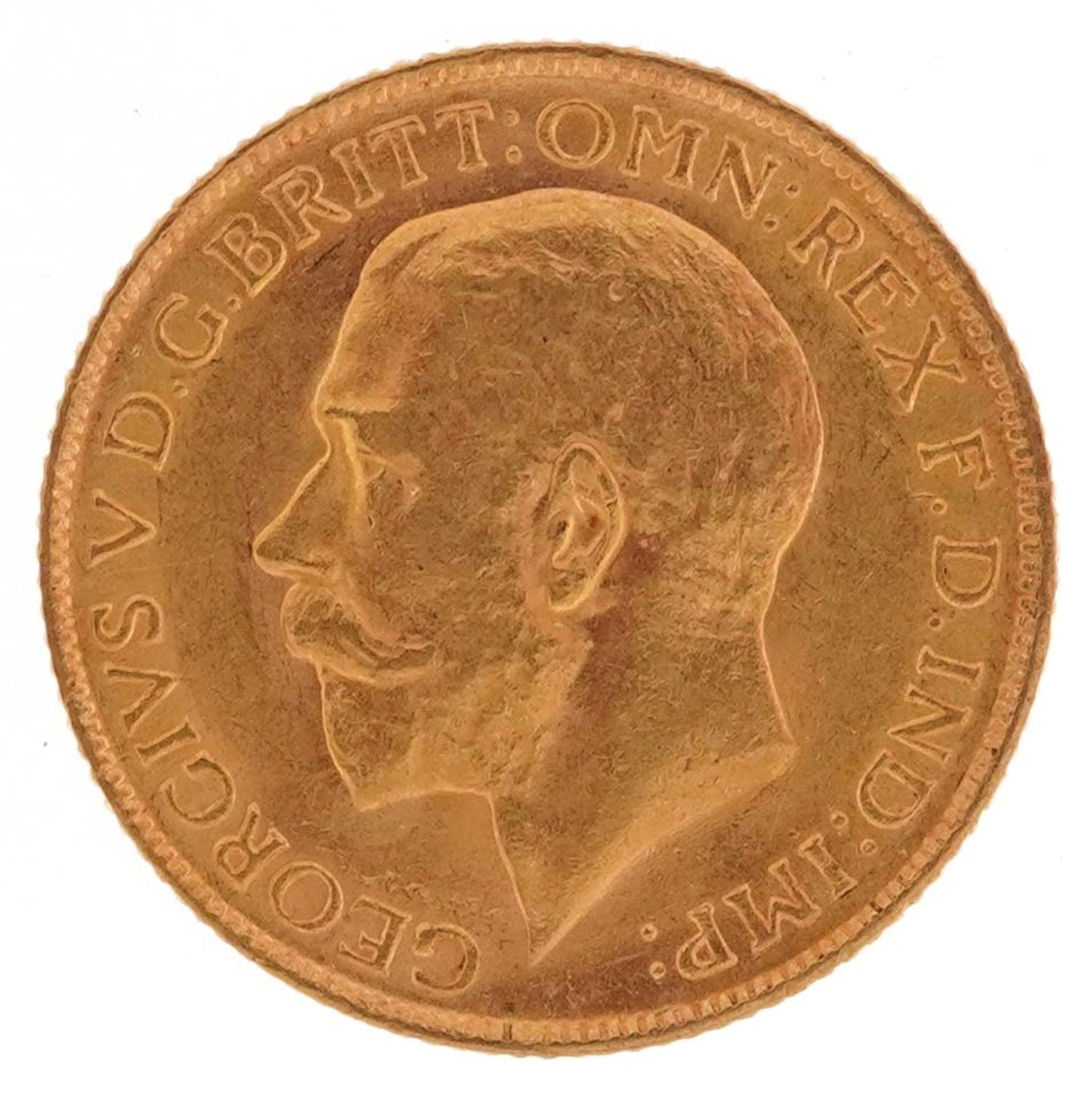 George V 1913 gold sovereign - Image 2 of 3