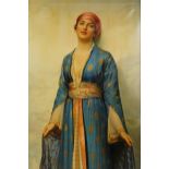 After William Clarke Wontner - Yasmeen from The Arabian Nights, oil on canvas, mounted and framed,