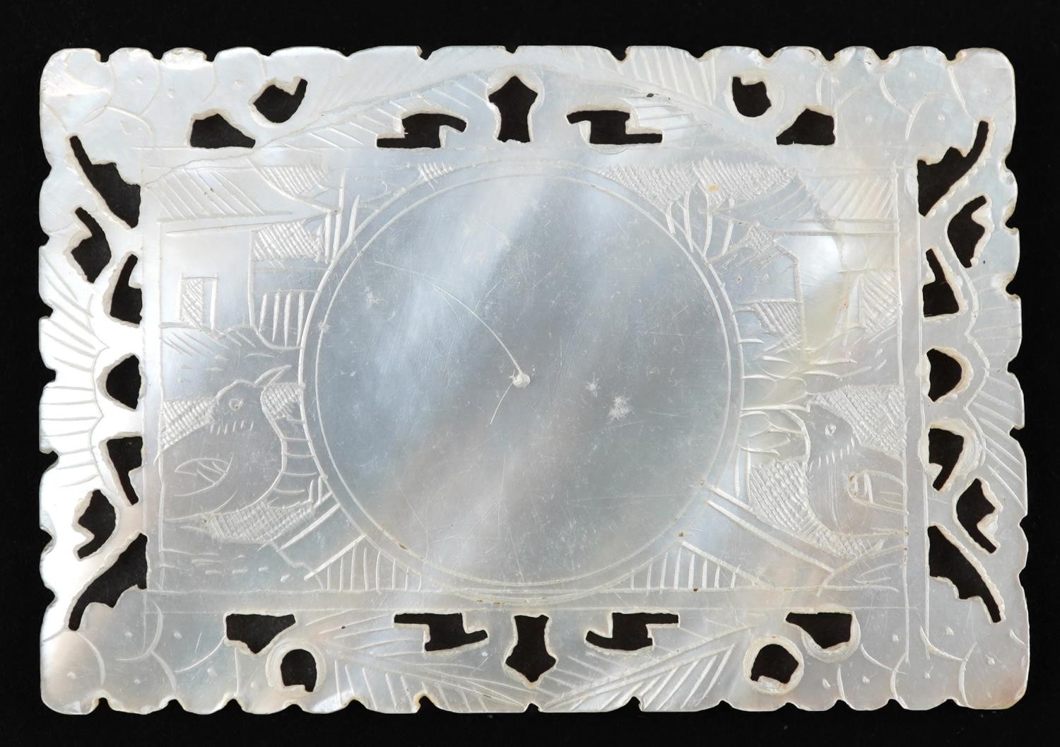 Good collection of Chinese Canton mother of pearl gaming counters carved with figures and flowers, - Image 26 of 30