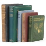 Five nature interest hardback books, predominantly botany interest, comprising Wayside and