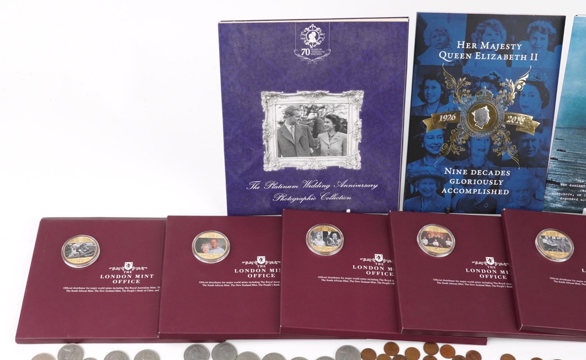 Antique and later British and world coinage, some silver proof including commemorative crowns and - Image 2 of 7
