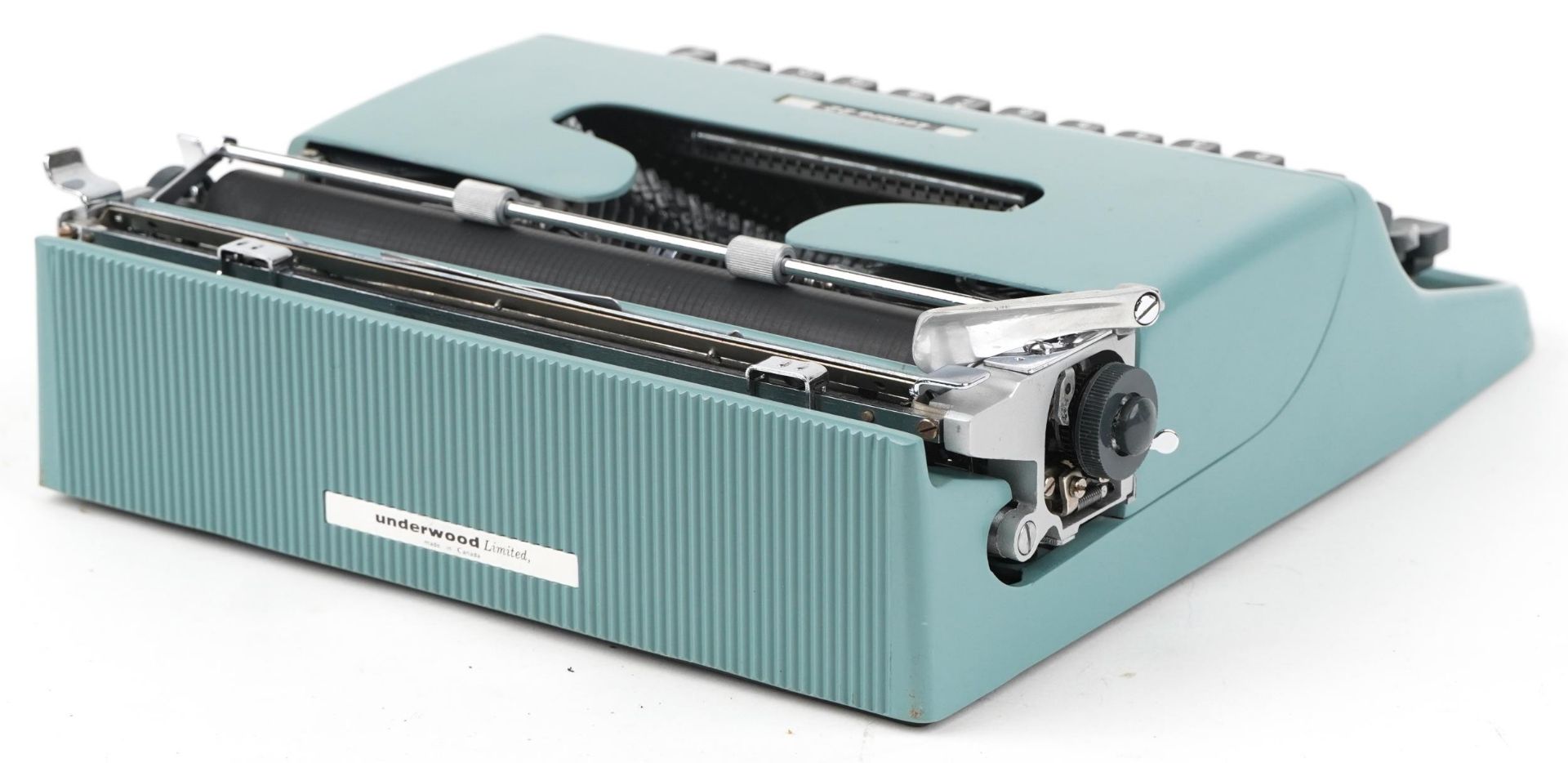 Vintage Lettera 22 portable typewriter with case - Bild 3 aus 4