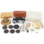 Jewellery, coins and sundry items including George III 1797 cartwheel penny, Melissa musical