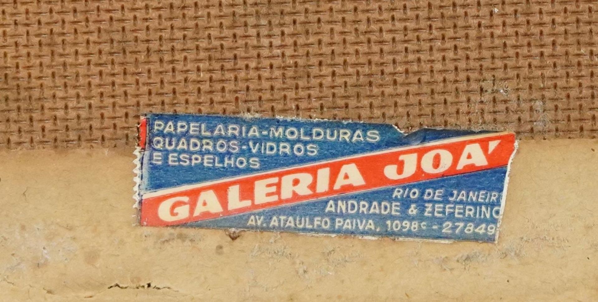 Matador, Spanish school oil on fabric, Aries label verso, mounted, framed and glazed, 47.5cm x 39. - Bild 7 aus 7