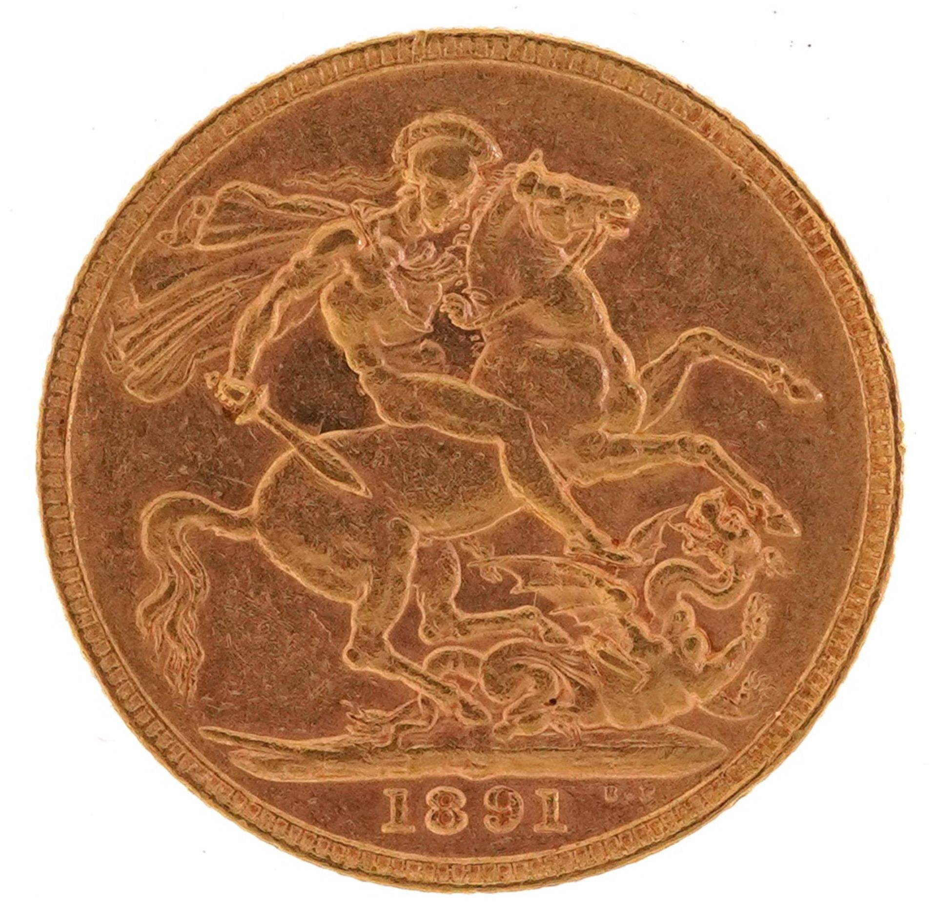 Queen Victoria Jubilee Head 1891 gold sovereign