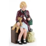 Royal Doulton Girl Evacuee figurine HN2303 with certificate, limited edition 7010/9500, 20cm high