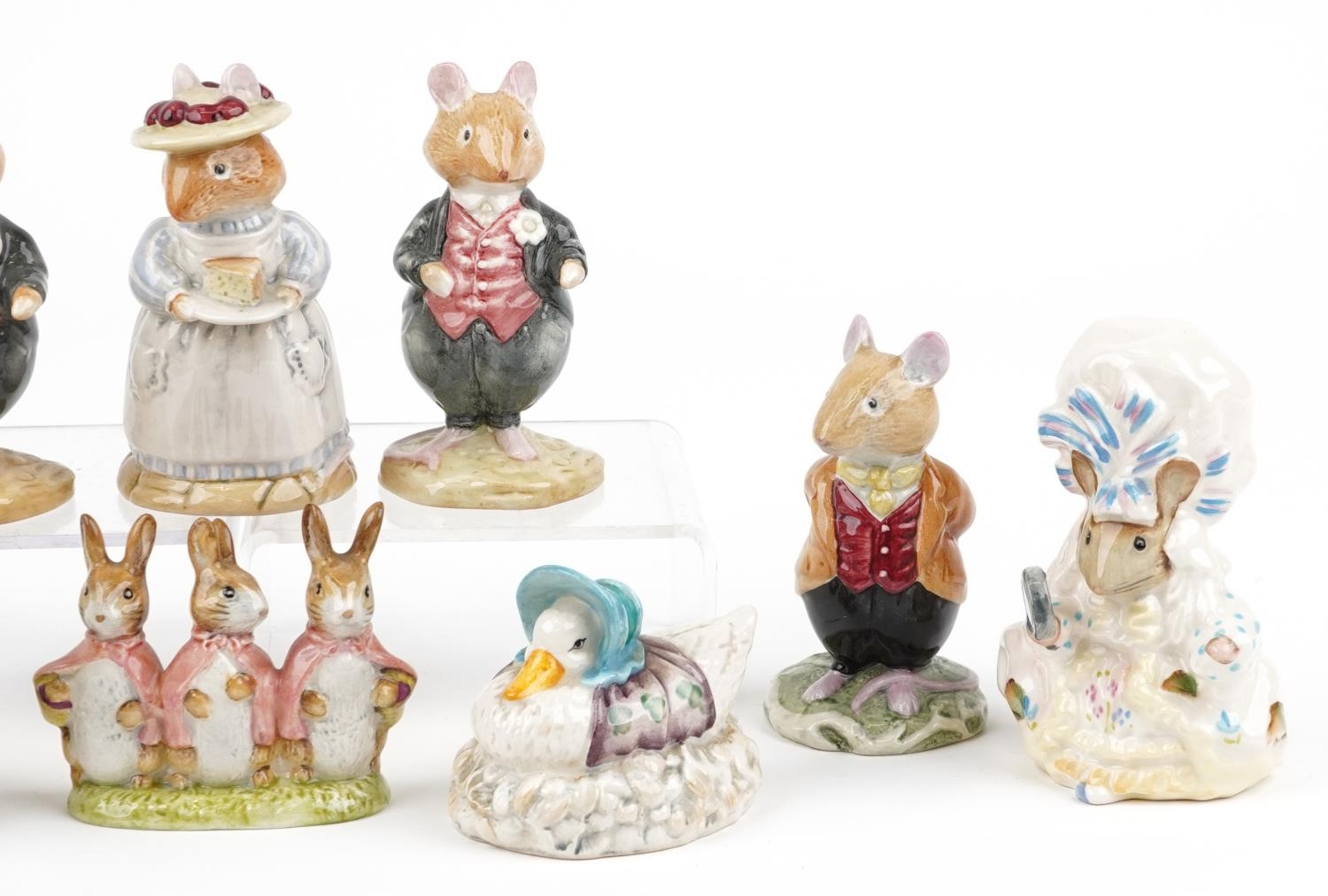 Ten Royal Doulton Bramley Hedge figures, six with boxes, including Mrs Apple, Old Vole and Poppy - Image 4 of 5