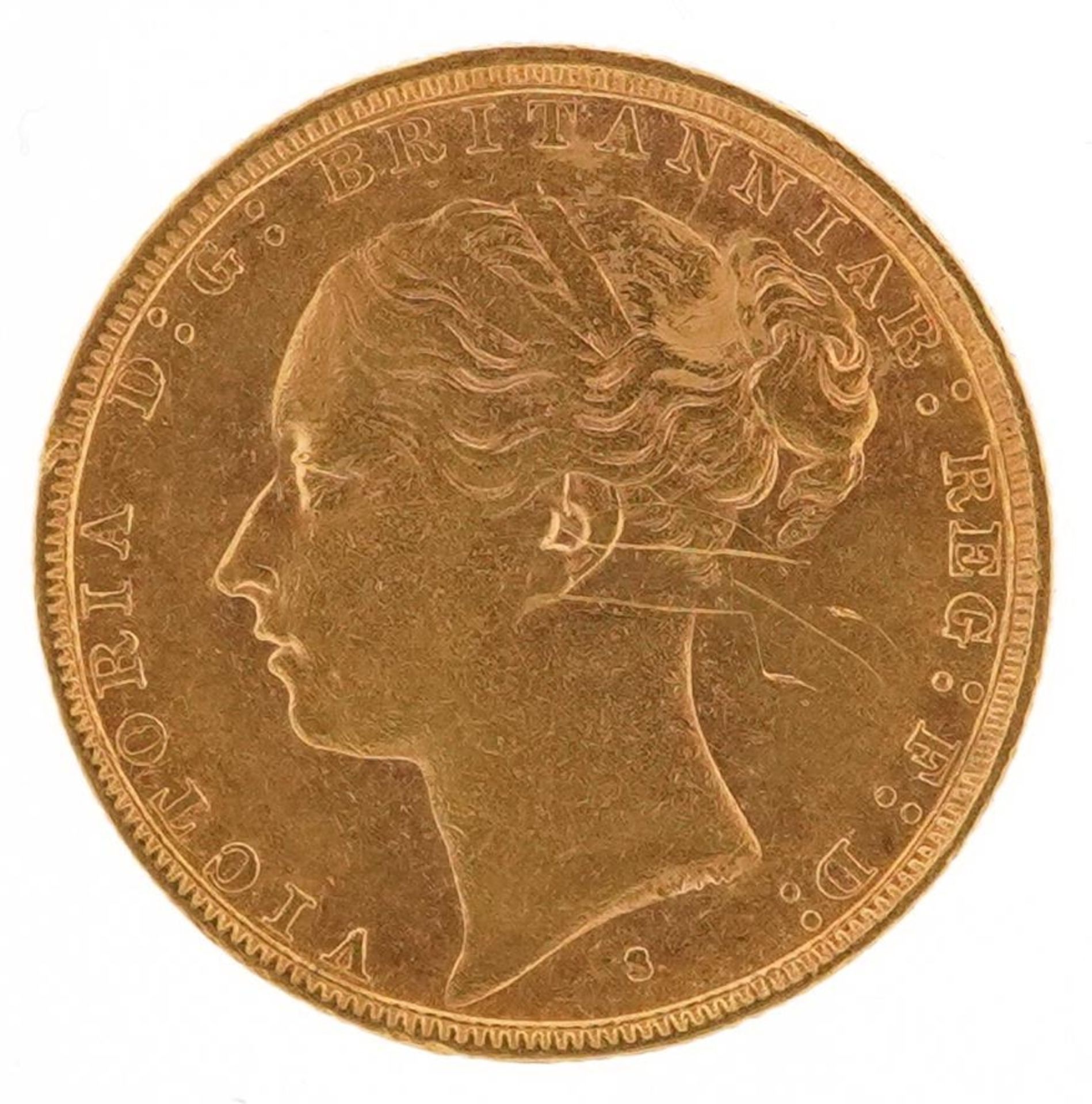 Victoria Young Head 1881 gold sovereign, Sydney Mint - Bild 2 aus 3
